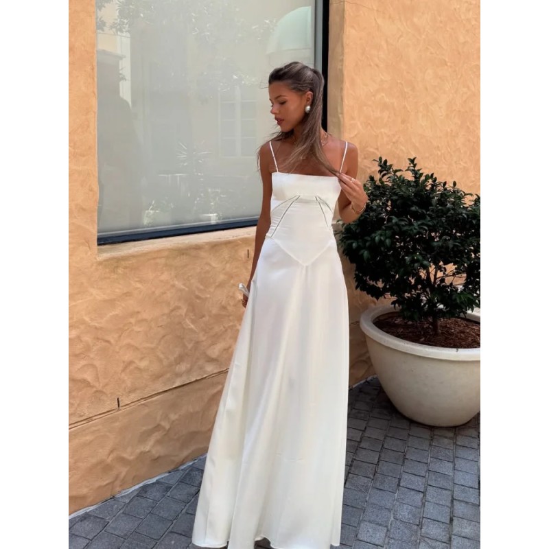 sexy white silk cami...