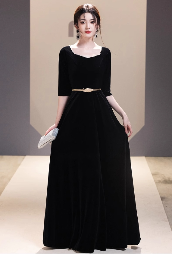 black elegant evenin...
