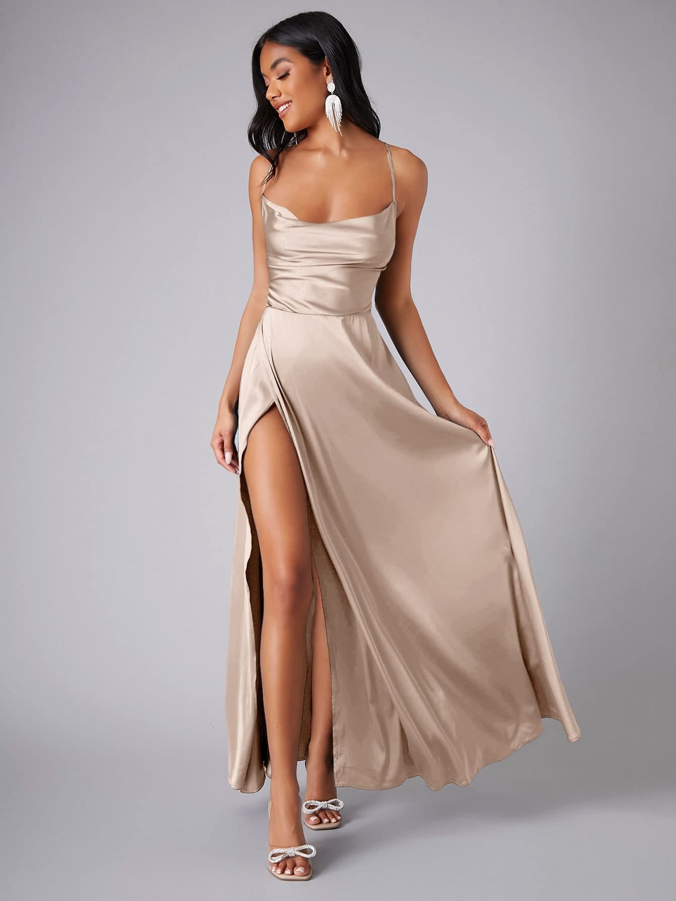 sexy slim slit dress
